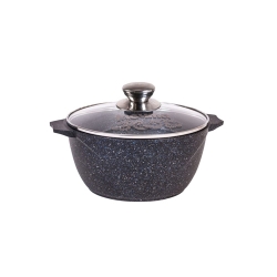 Кастрюля 3,0л  Гранит black /43802/